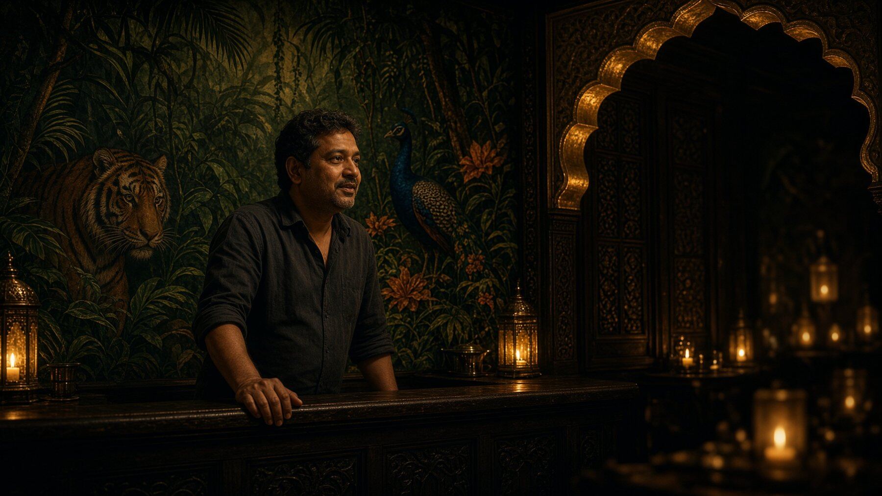 Ishaan Barua at the pass