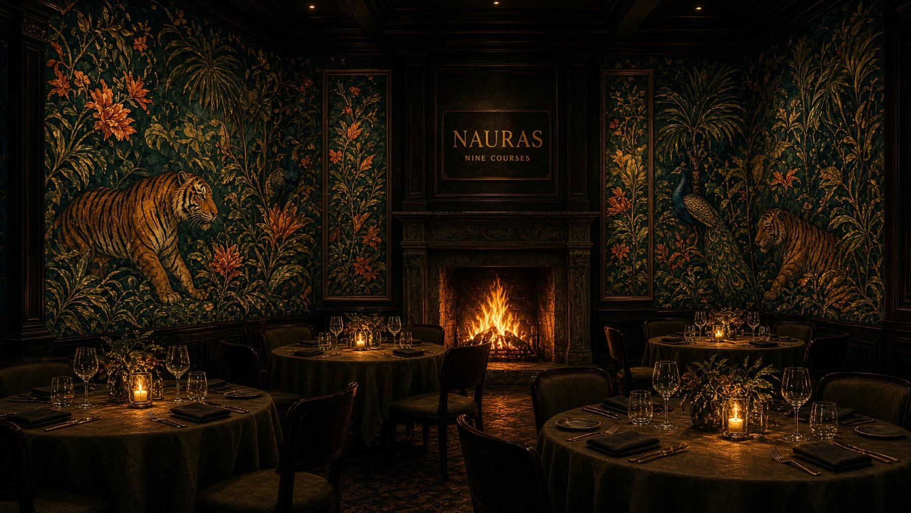 The room at service, the name above the hearth